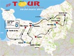 Tour de Normandie cycliste / Parcours 2013