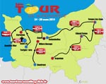 Tour de Normandie cycliste / Parcours 2014