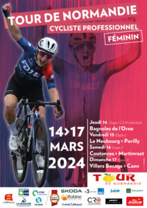 Affiche Tour de Normandie cycliste 2024
